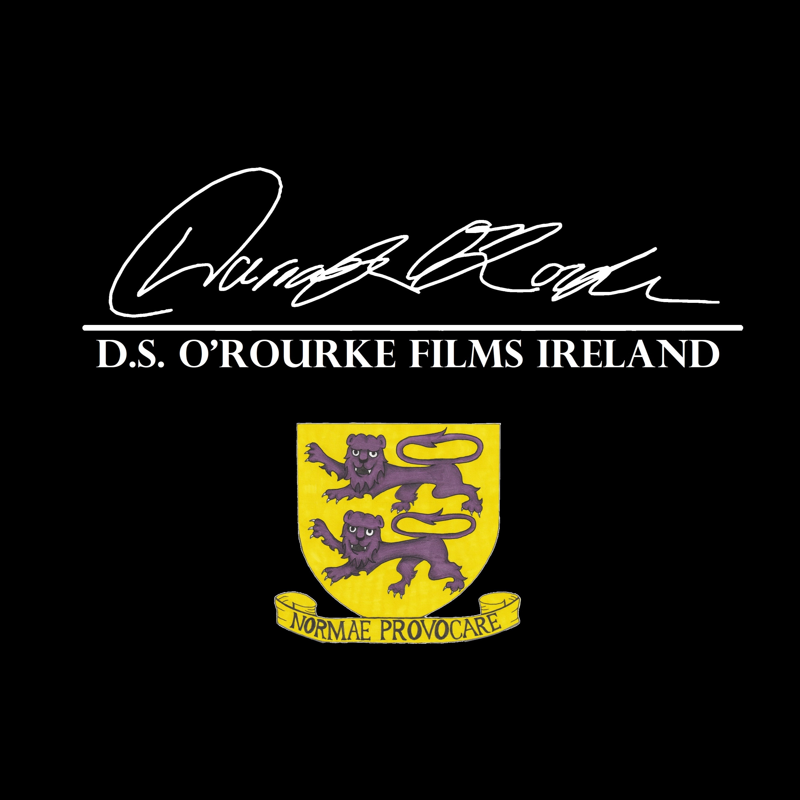 D.S. O'Rourke Films Ireland Logo with Crest